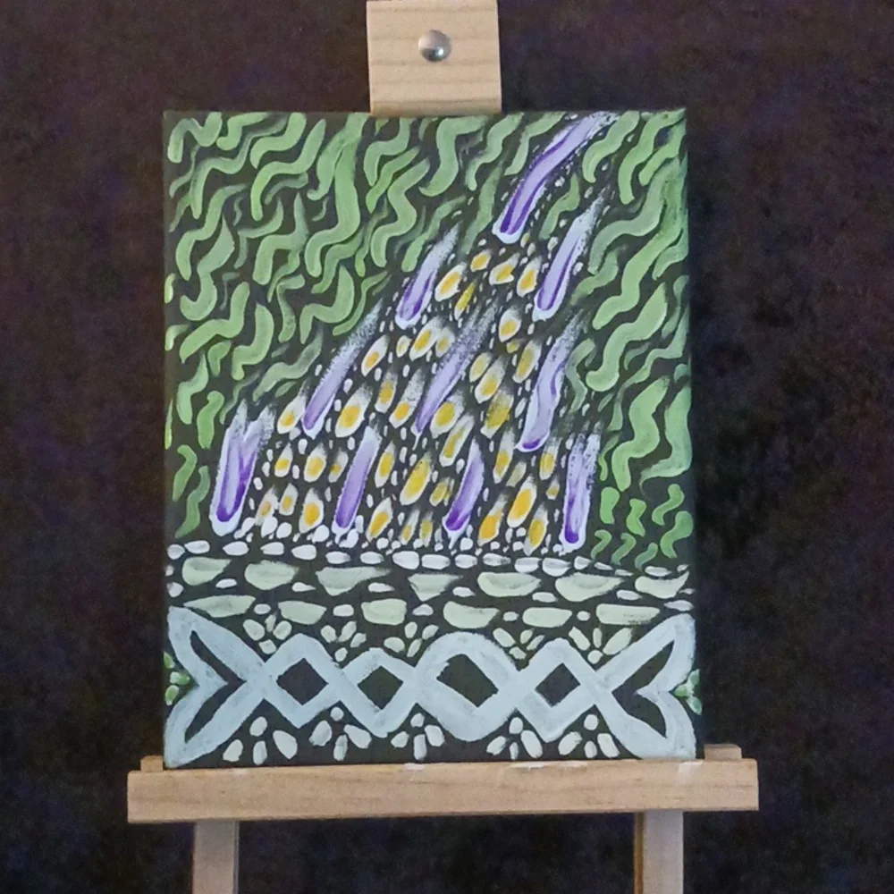 Abstract Handpainted Artwork - Picture 4 of 8